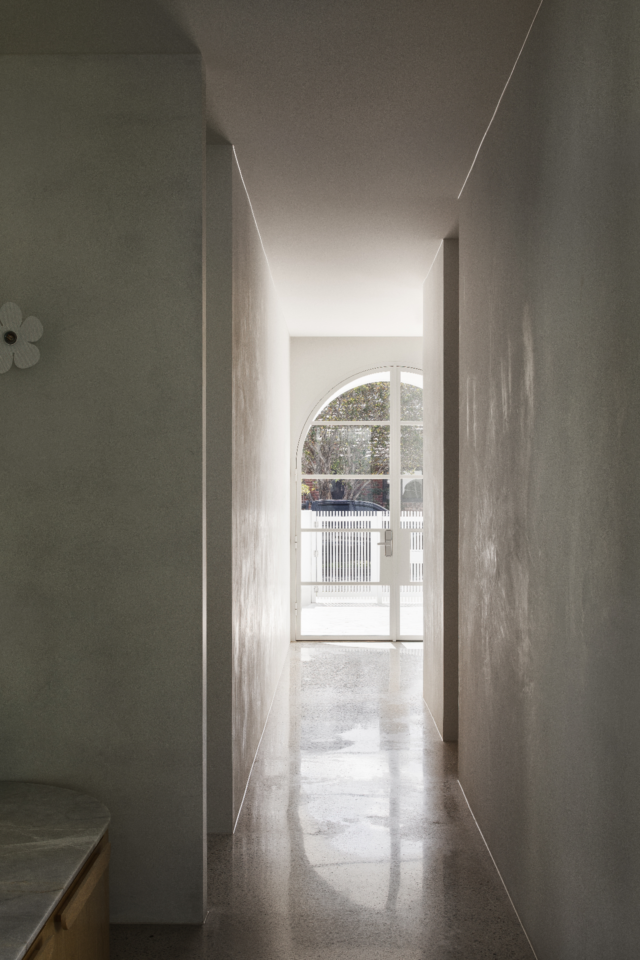 Interior wellness scene with natural light